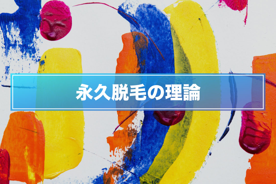 永久脱毛の理論を正しく理解する